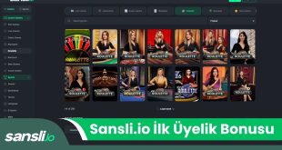 Sansli.io İlk Üyelik Bonusu