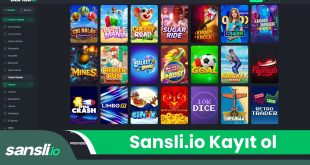 Sansli.io Kayıt ol